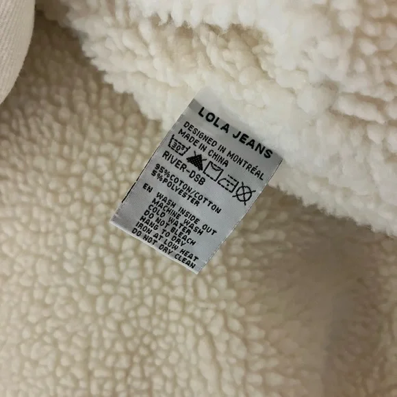 Cream Sherpa-Lined Jacket - Picture 4 of 4